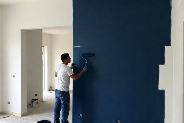 Accent wall creation Accent wall creation